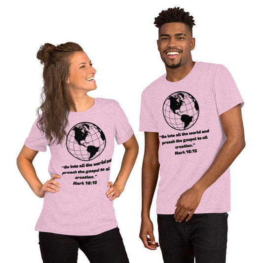 Go into the World Unisex t-shirt